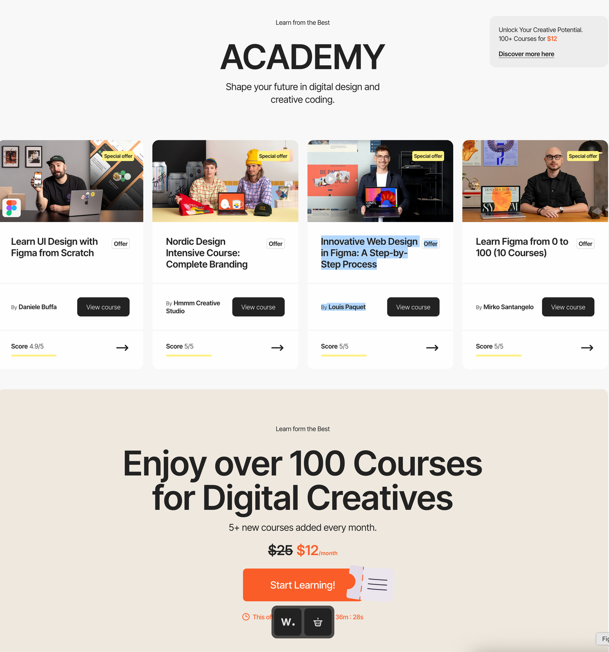 Figma完全習得を目指すならこの講座：「Learn Figma from 0 to 100」 Post feature image