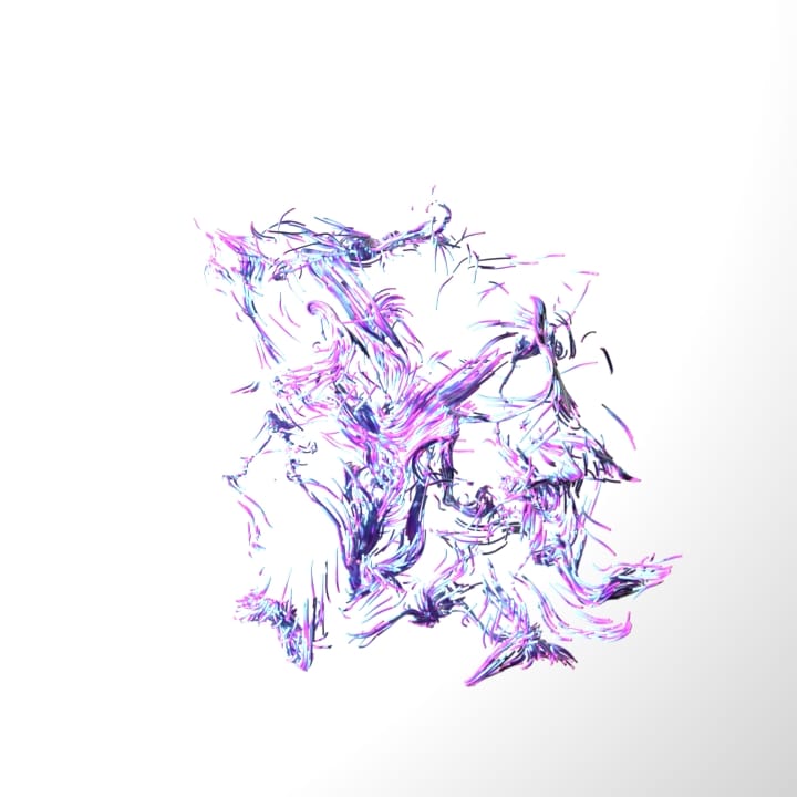 My first challenge of particle trace polygon create post image